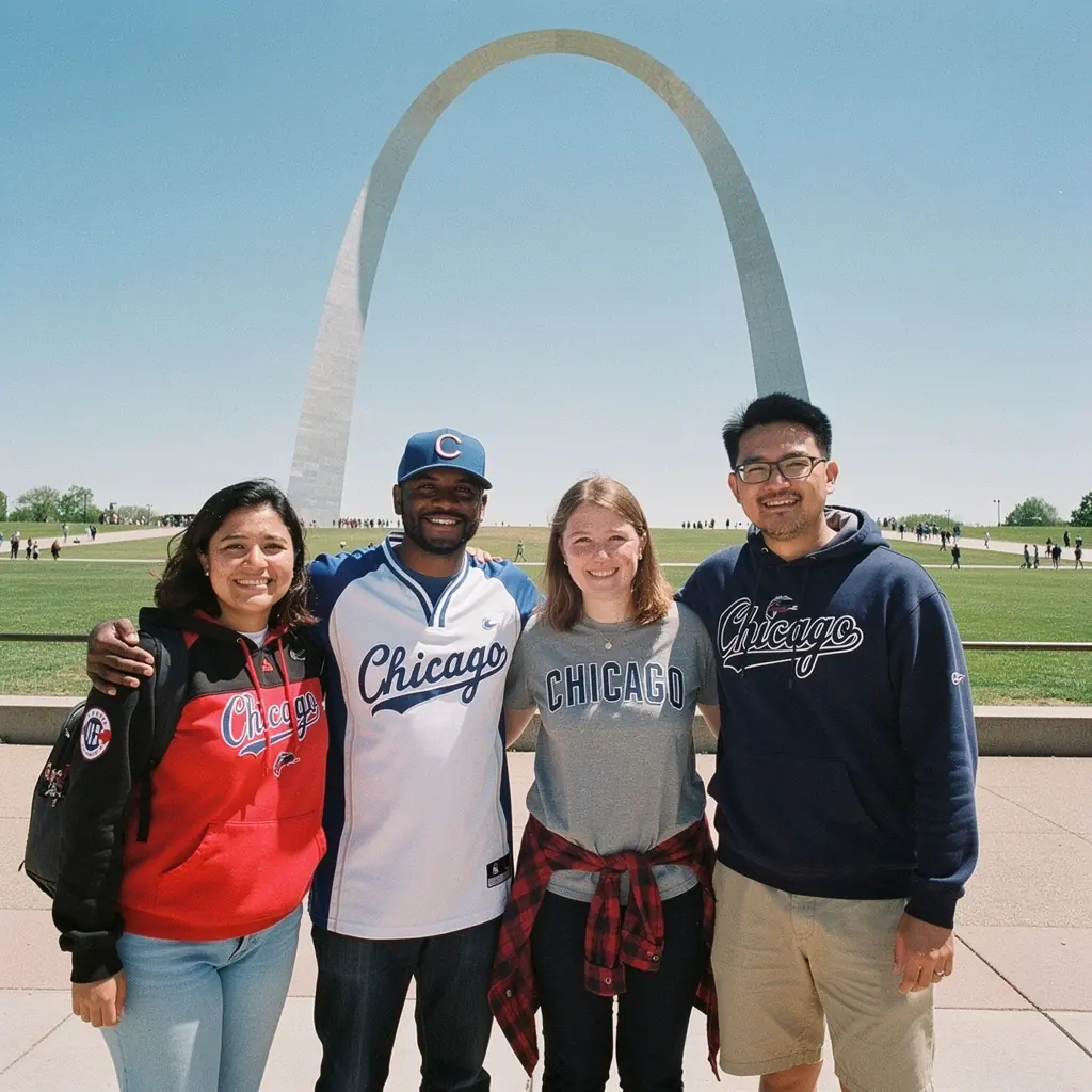Семья, наслаждающаяся пикником на фоне великолепного природного ландшафта в национальном парке.
