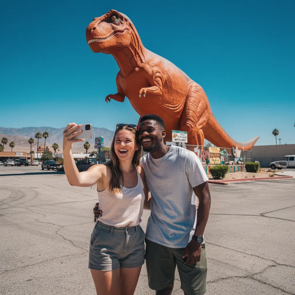 Пейзаж с живописной дорогой, окруженной зелеными холмами и деревьями, ведущей к национальному парку.