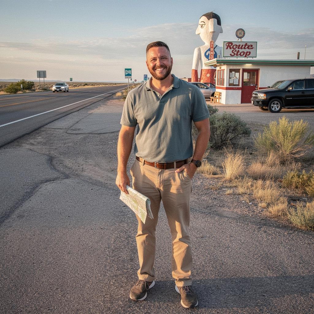 Детали старинного мотеля, расположенного вдоль оживленной дороги.